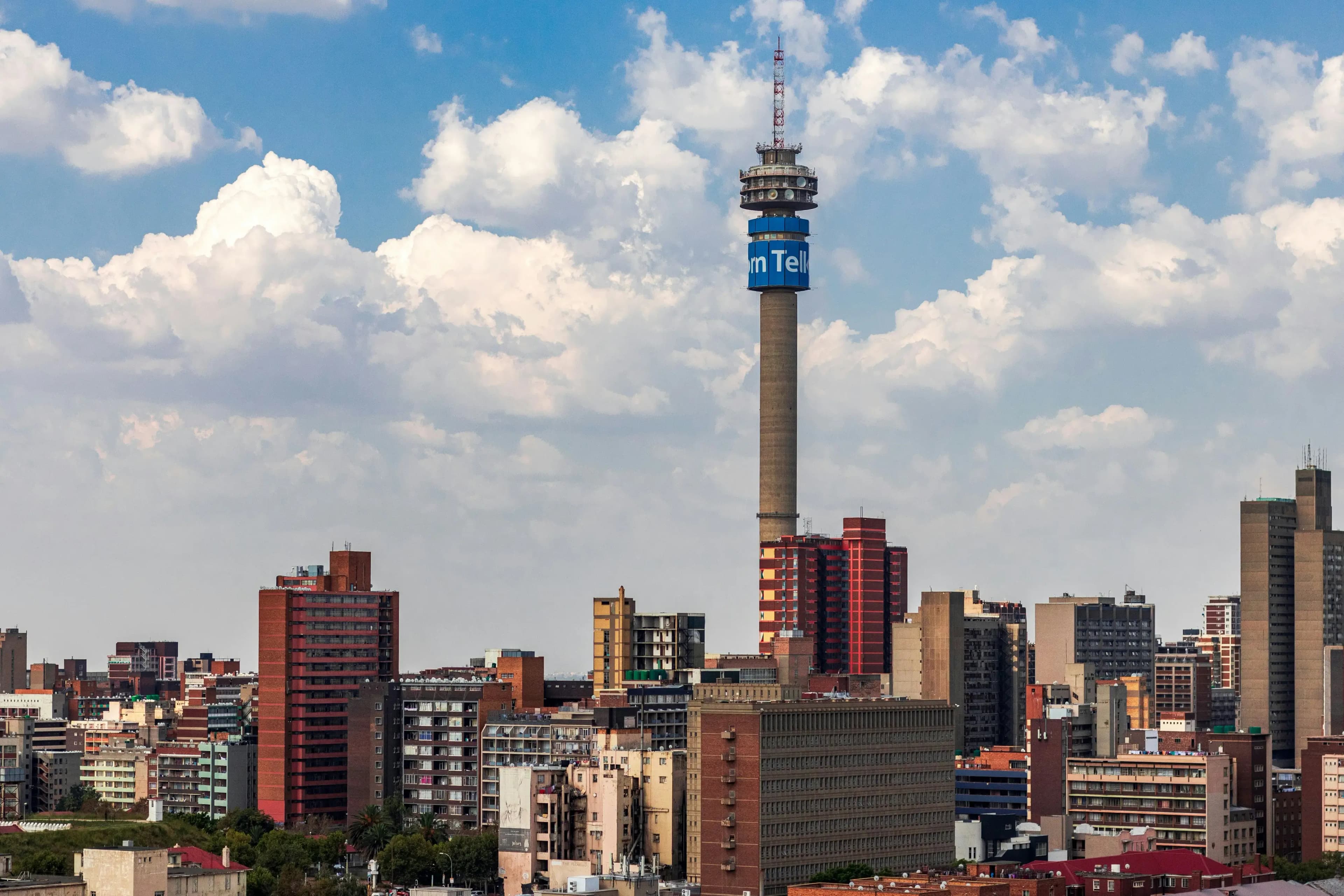 Johannesburg skyline, Gauteng province